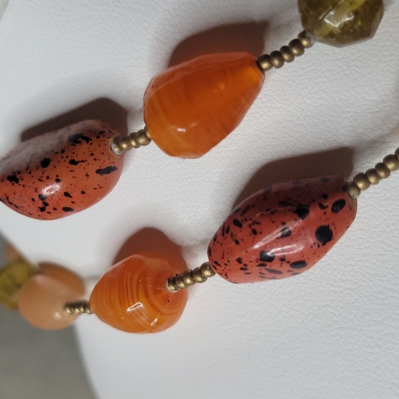 NINE WEST LONG STRAND BEADED NECKLACE - Picture 2 of 8